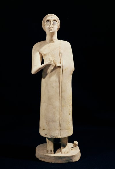 Statue der Großen Göttin, aus Tell Asmar, 2800-2300 v. Chr. von Sumerian